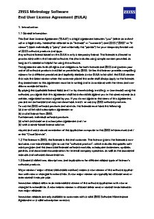 Vista previa de imagen de ZEISS Metrology Software End User License Agreement (EULA)