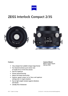 Vista previa de imagen de ZEISS Interlock Compact 2/35