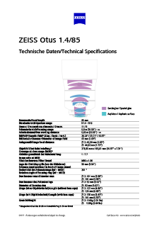 Vista previa de imagen de ZEISS Otus 1.4/85