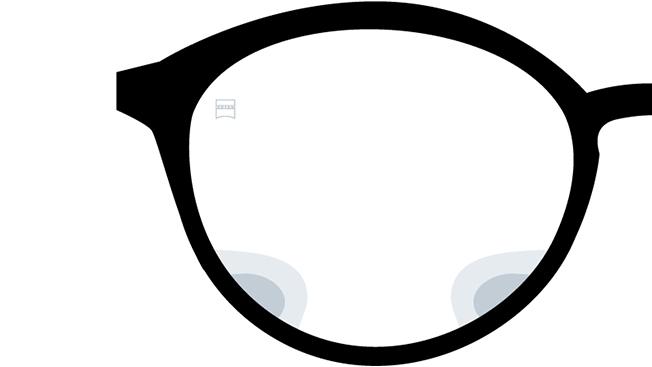 Visualización con lentes ZEISS Digital SmartLife Individual 3. La imagen muestra cómo se ve a través de las lentes. 