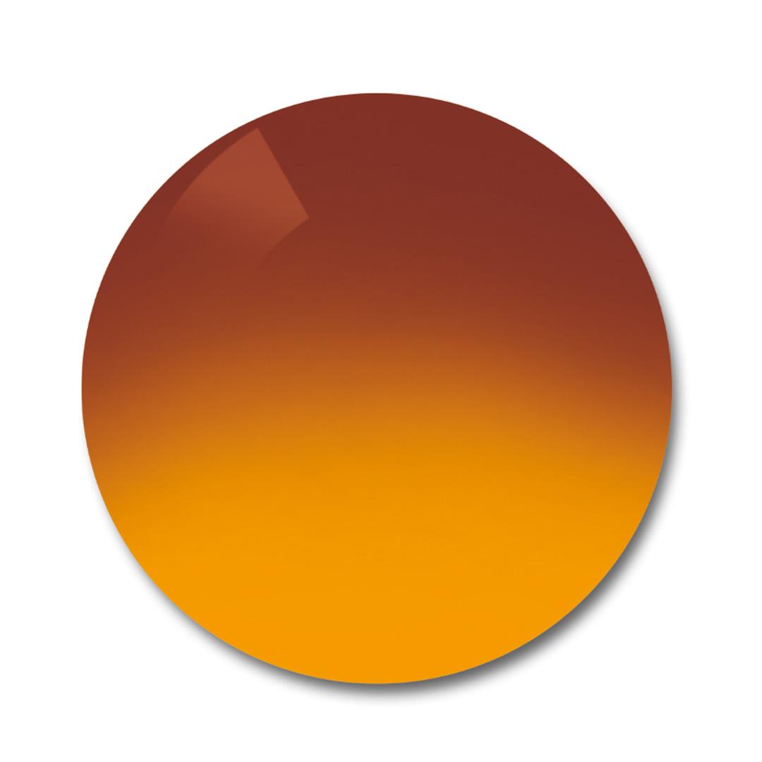 ProGolf de ZEISS, un tinte degradado marrón anaranjado.