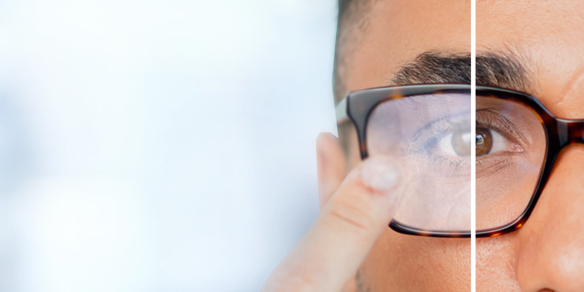 Mantén las lentes de los clientes limpias y evita que se empañen.