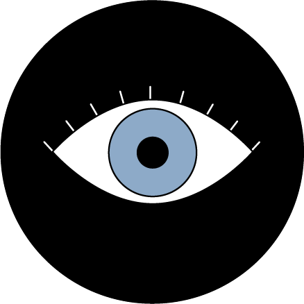 Ilustración de un ojo. 