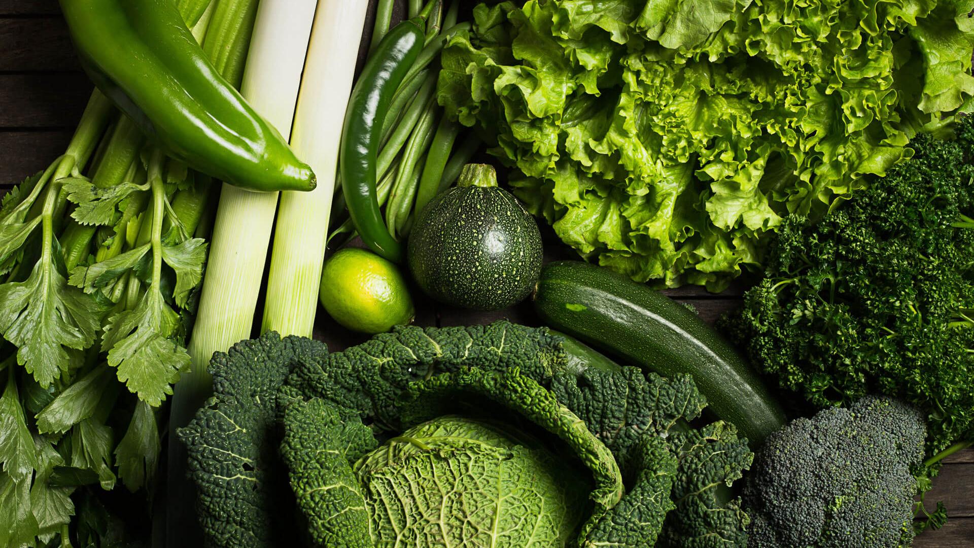 Los ojos adoran las verduras