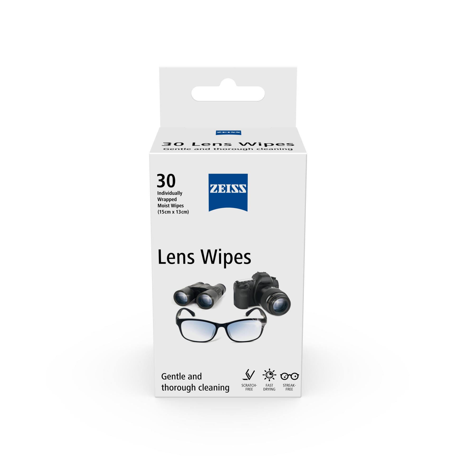 Toallitas limpiadoras para lentes de ZEISS