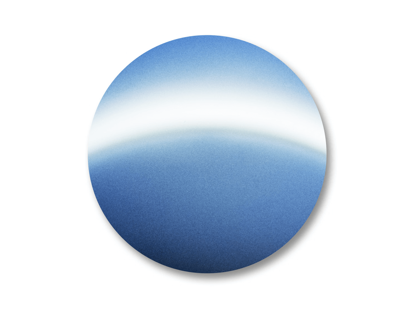 Ejemplo de color de DuraVision Mirror Strong Blue. 