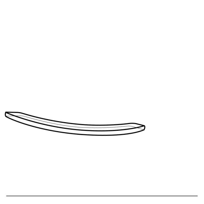 Una lente ilustrada que cae como una pluma